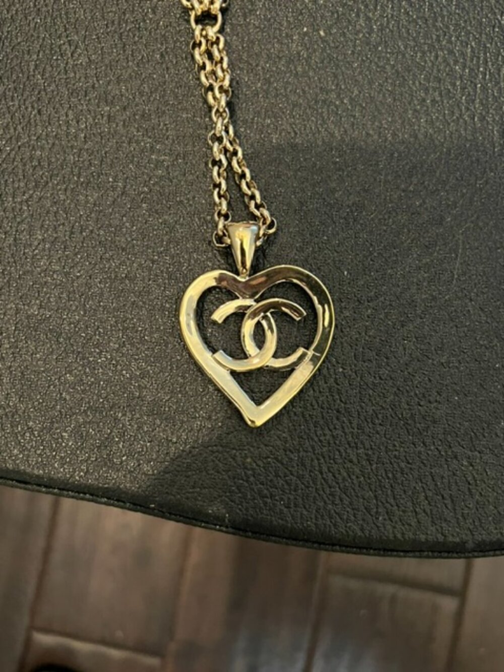 Chanel CC Heart Pendant Chain Belt/Long Necklace - Picture 5 of 11